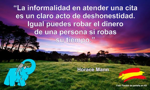 La informalidad en atender una cita es un claro acto de deshonestidad. Igual puedes robar el dinero de una persona si robas su tiempo.